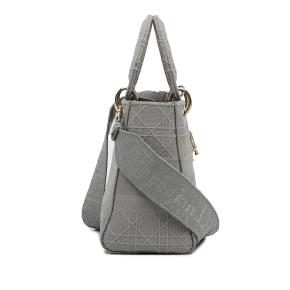 Dior Grey Medium Cannage Lady D-Lite 3