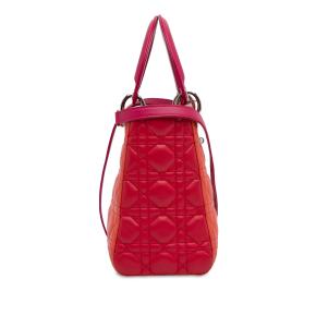Dior Medium Bicolor Lambskin Cannage Lady Dior 3