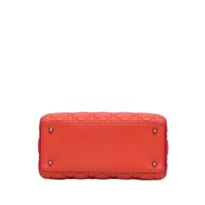 Dior Medium Bicolor Lambskin Cannage Lady Dior 5