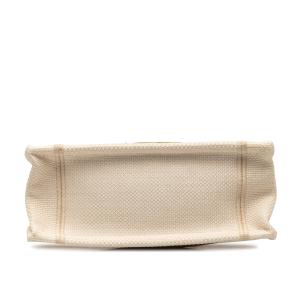 Dior Cream Fleurs Bibliques Embroidery Vertical Book Tote 4