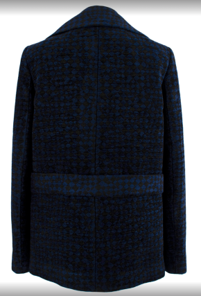 The Row Black and Blue Embroidered Glitter Jacket 2