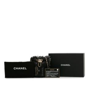 Chanel Black Logo Mini Denim Bucket Bag 11