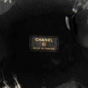 Chanel Black Logo Mini Denim Bucket Bag 6