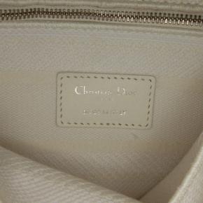 Dior White Medium Cannage Lady D-Lite 7