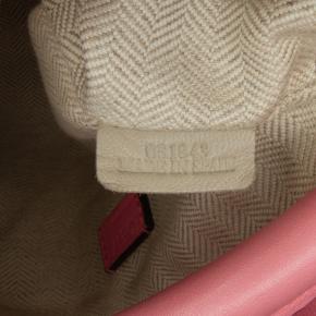 Pink Leather Mini Puzzle Satchel 8