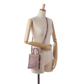 Dior Pink Mini Toile de Jouy Vertical Book Tote 10