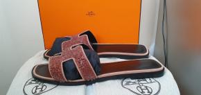 Hermes Embellished Oran Sandals 2