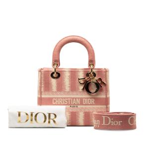 Pink Fabric Medium D-Stripes Lady D-Lite 10