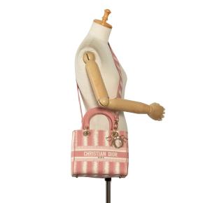 Pink Fabric Medium D-Stripes Lady D-Lite 9