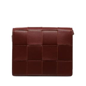Bottega Veneta Burgundy Maxi Intrecciato Mini Cassette Crossbody 3