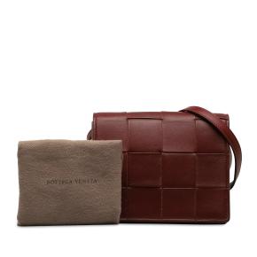 Bottega Veneta Burgundy Maxi Intrecciato Mini Cassette Crossbody 8
