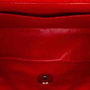 Chanel Red Lambskin Mini Classic Single Flap Bag 6