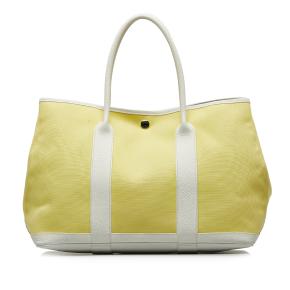 Hermes Yellow Toile Garden Party TPM 3