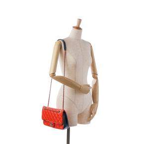 Chanel Red Medium Lambskin Cuba Color Flap Bag 12