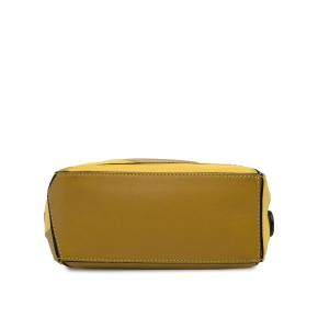 Loewe Yellow Mini Puzzle Rugby Stripe Bag 5