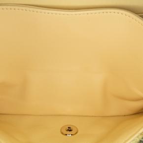 Chanel Yellow Fringed Tweed Medium  Double Flap Bag 6