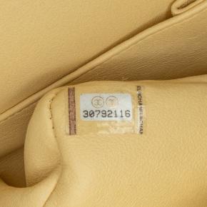 Chanel Yellow Fringed Tweed Medium  Double Flap Bag 9