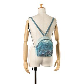 Tricolour Blue Sequin Waterfall Backpack 10