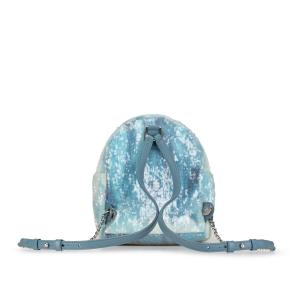Tricolour Blue Sequin Waterfall Backpack 3