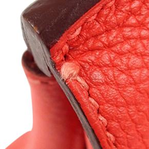 Hermes Birkin 30 Retourne in Coral Togo Leather with Palladium Hardware 10