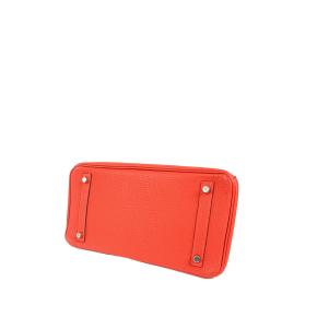 Hermes Birkin 30 Retourne in Coral Togo Leather with Palladium Hardware 3