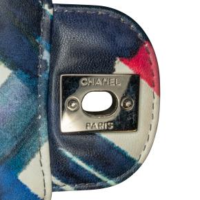 Chanel Navy Mini Square Classic Calfskin Airline Flap Bag 8