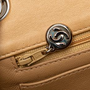 Chanel Dark Beige Mini Square Classic Lambskin Single Flap 7