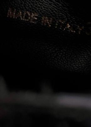 Prada Black Brushed Leather Derby Brogues 10