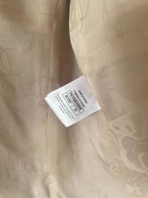 Chanel Beige Wool Jacket with Pearl Button Detail 5