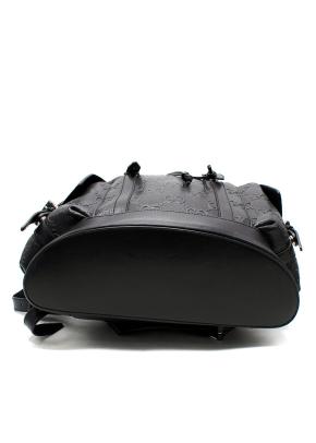Gucci Black Leather GG Backpack 5