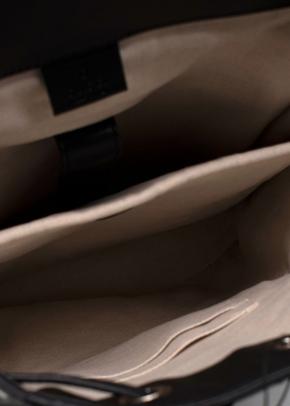 Gucci Black Leather GG Backpack 21