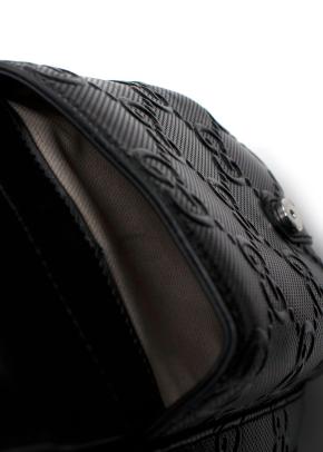 Gucci Black Leather GG Backpack 15