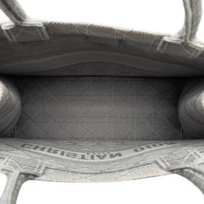 Dior Grey Medium Cannage Embroidered Book Tote 5