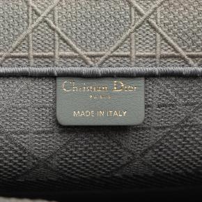 Dior Grey Medium Cannage Embroidered Book Tote 6