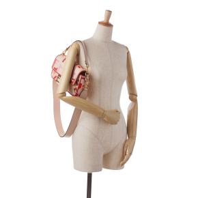 Fendi Pink Zucca Embroidered Baguette Bag 10