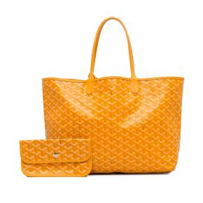Goyard Yellow Goyardine Saint Louis PM Tote 10