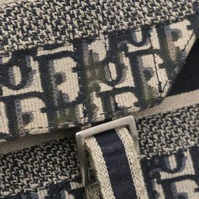 Blue Canvas Oblique Diorcamp Shoulder Tote 10