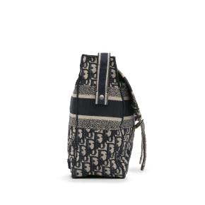 Blue Canvas Oblique Diorcamp Shoulder Tote 4