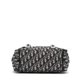 Blue Canvas Oblique Diorcamp Shoulder Tote 5