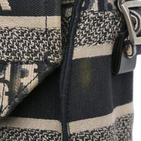 Blue Canvas Oblique Diorcamp Shoulder Tote 9