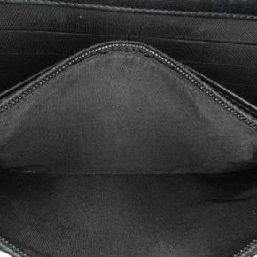 Chanel Black Pleated Crumpled Chevron Le Boy Wallet On Chain 6