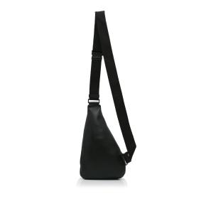 Prada Black Leather Sling Bag 4