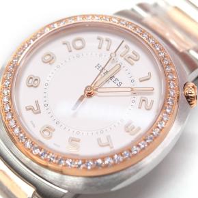 Hermes Large Cut Rose Gold Diamond  Watch 36mm 4