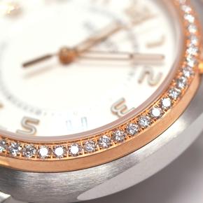 Hermes Large Cut Rose Gold Diamond  Watch 36mm 2