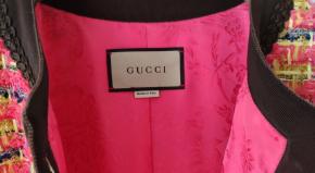 Gucci Multi Coloured Lame Tweed Jacket 10
