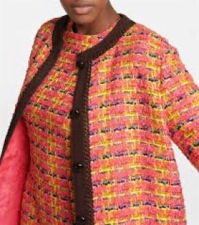 Gucci Multi Coloured Lame Tweed Jacket 4