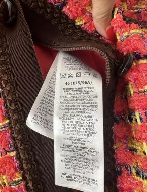Gucci Multi Coloured Lame Tweed Jacket 6