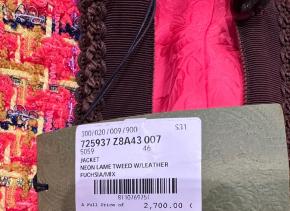 Gucci Multi Coloured Lame Tweed Jacket 5