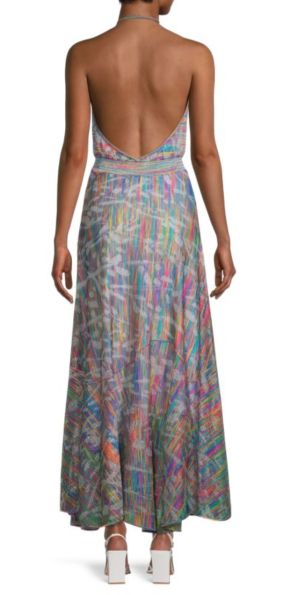 Missoni Multicoloured stretch-silk Halter Neck Dress 2