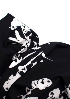 Marella Black and White Floral Cotton Skirt 7